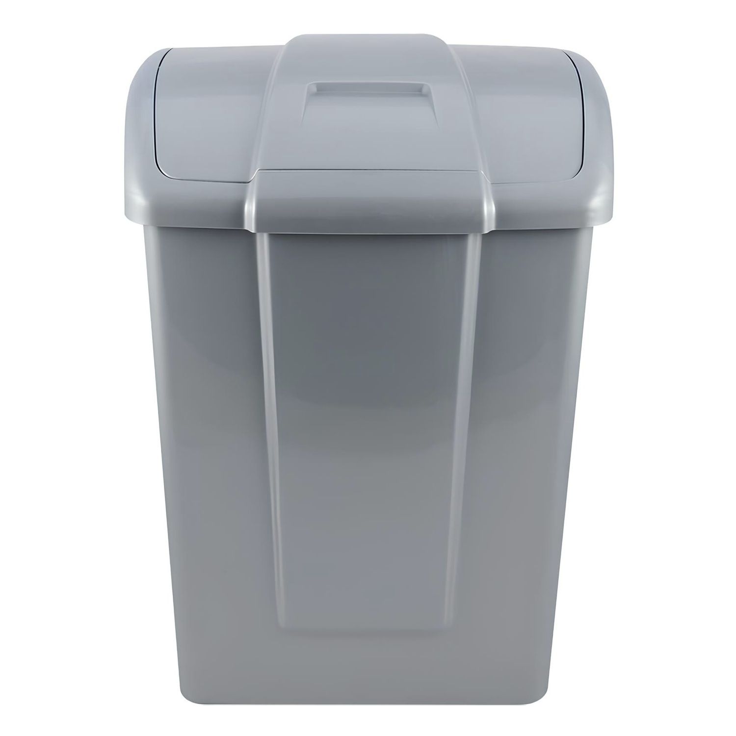 Контейнер для мусора Форте 19л серебристый С342СРБ