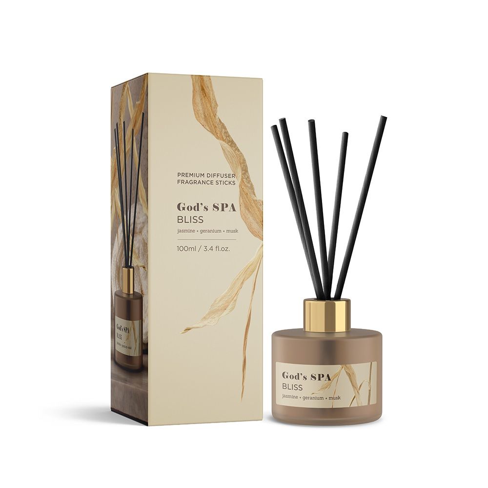 Аромадиффузор с палочками Bartek God's Spa Bliss Божественное Cпа Блаженство 100 мл