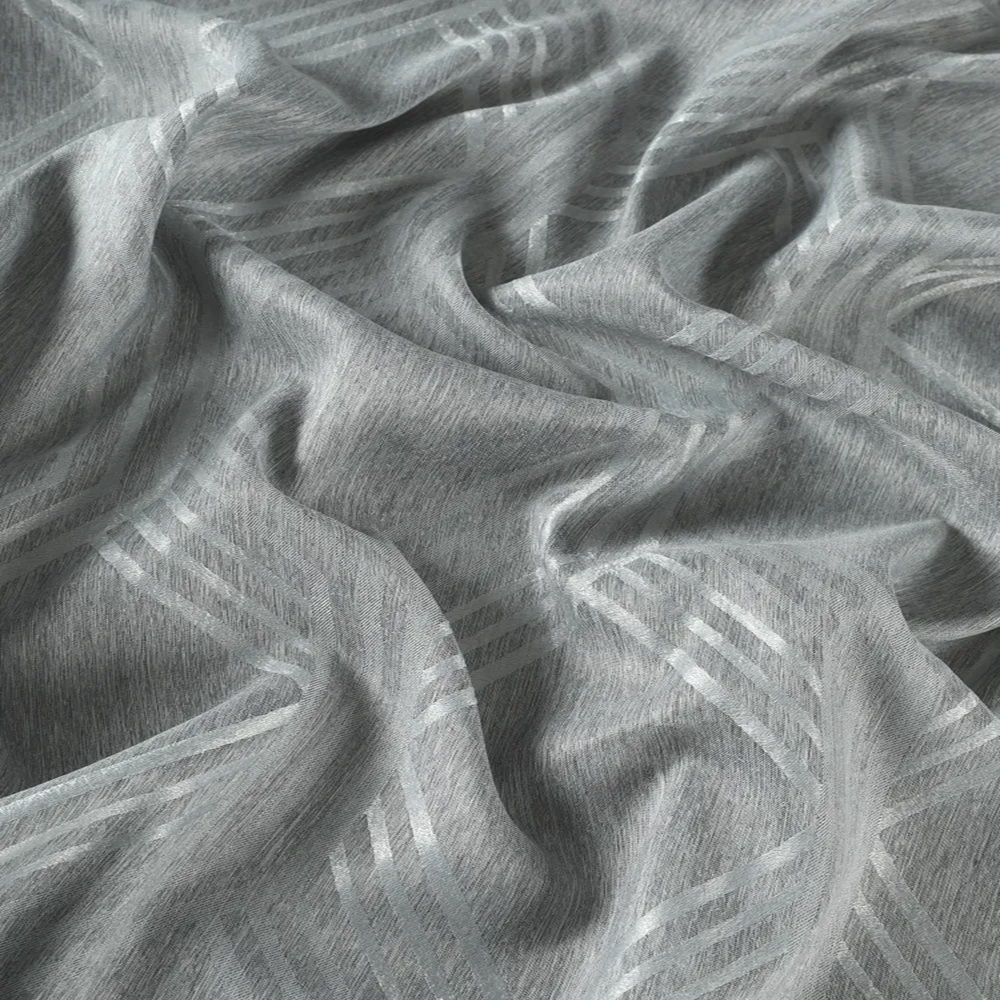 Ткань для штор Портьера софт жаккард ERT ANDSOFT-202111-217/280 Soft Jak серый