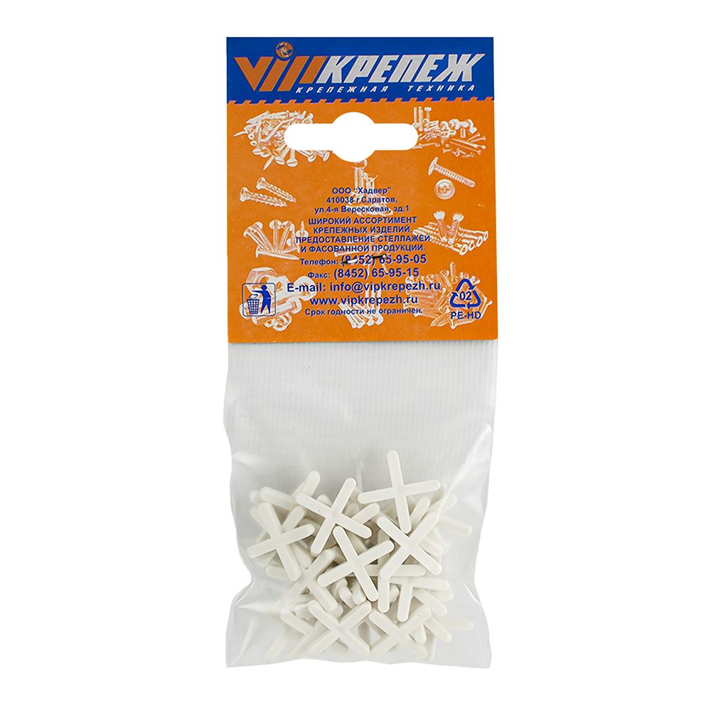 Крестики для кафельной плитки 3,0мм. (40)