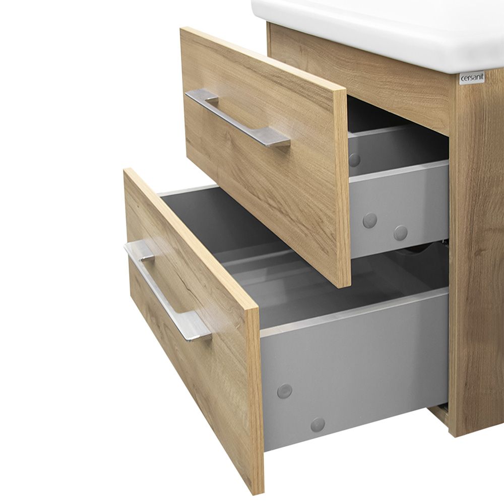 Тумба подвесная Lara 60 орех под раковину Como 60