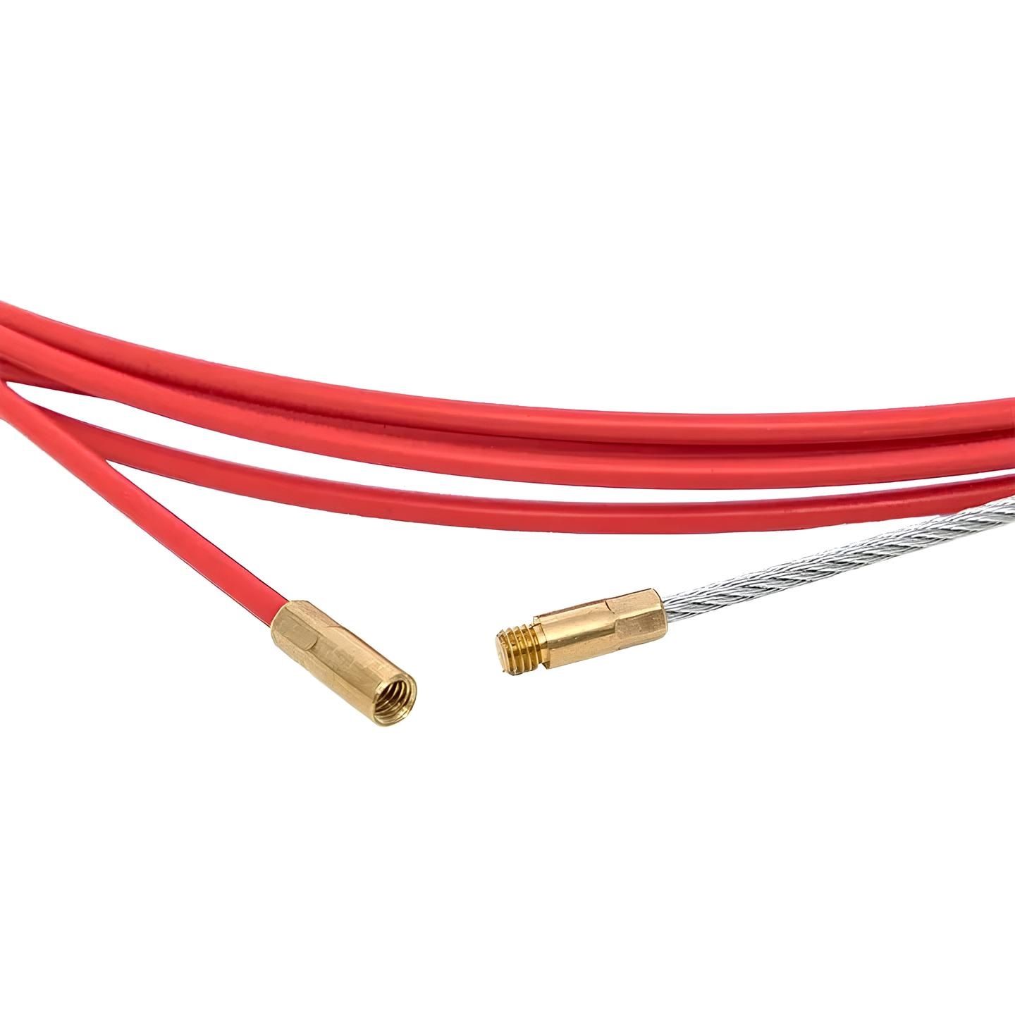 Протяжка кабельная стеклопруток 3,5 мм 5 м со сменным наконечником PROxima EKF ft-fg-5