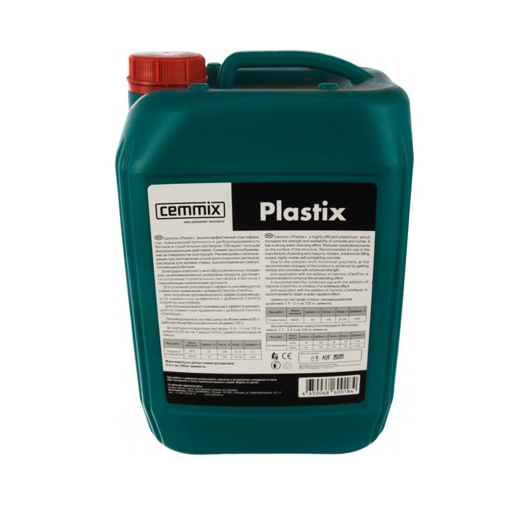 Пластификатор для бетона Plastix 10 л