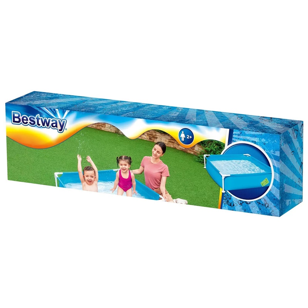 Бассейн детский каркасный 122х122х30,5 см 365 л Bestway 56217