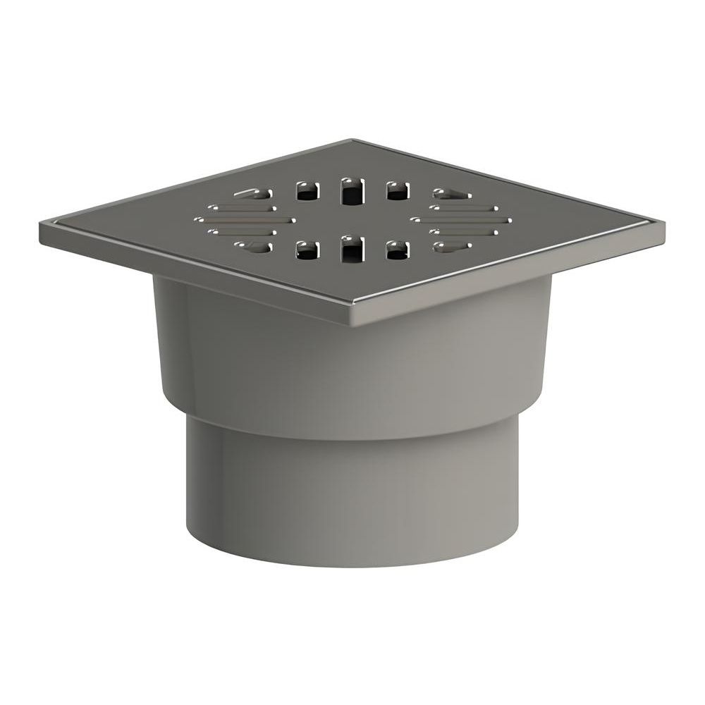 Трап вертик спуск 110 мм решетка 150х150 мм нерж