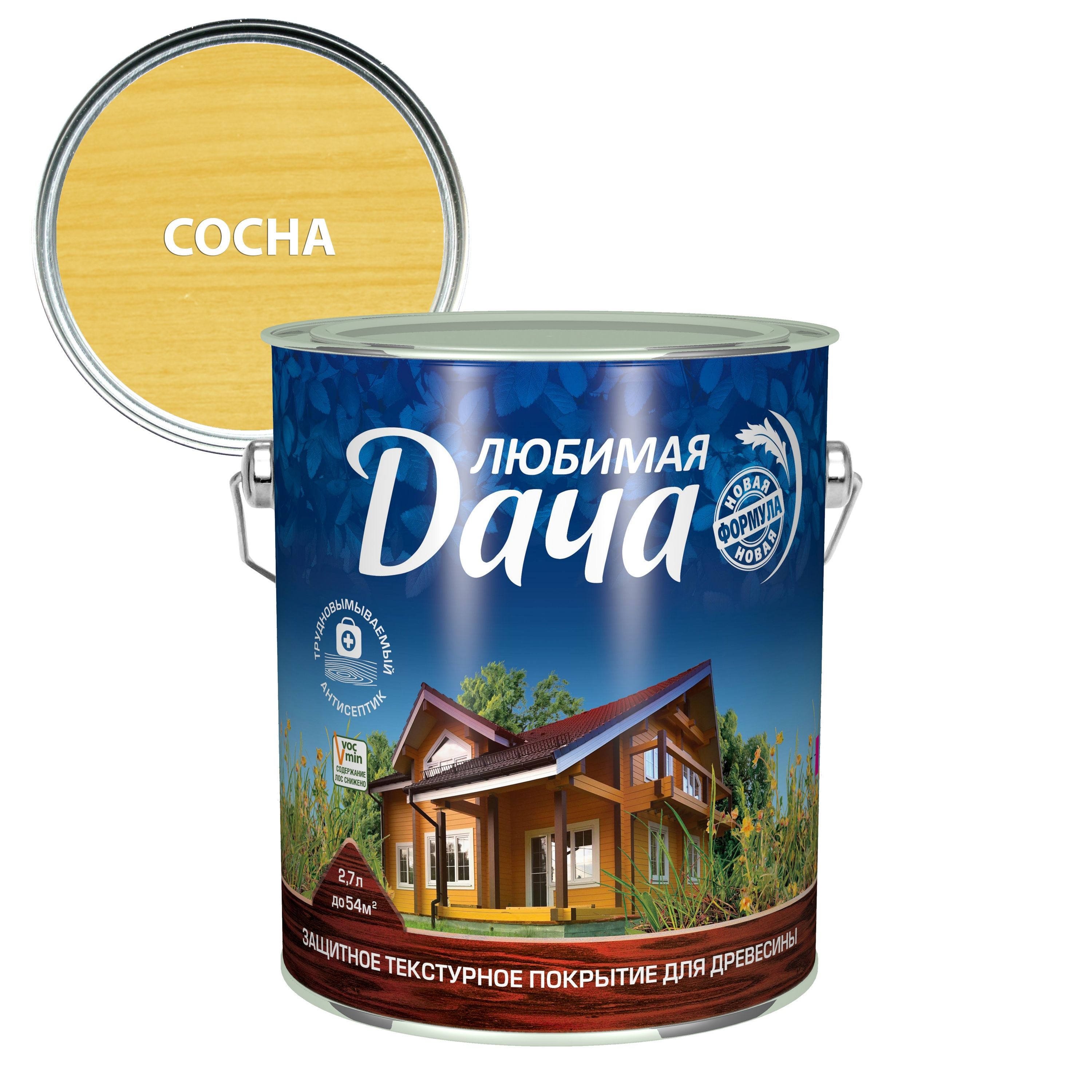 Текстурное покрытие Любимая дача 2,7л (сосна)