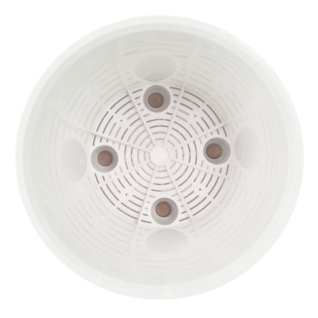 Горшок цветочный InGreen Sand Французский платан 32 см 15,8 л c дренажной вставкой на колесиках