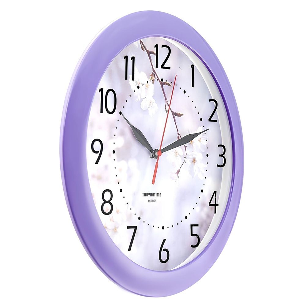 Часы настенные Тройка 11143138, круг 290мм, саккура