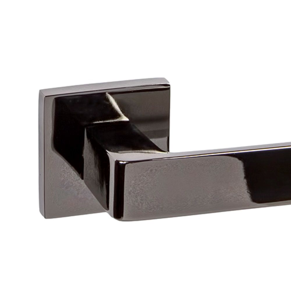 Ручка дверная Dенали light Арарат черный никель квадратная розетка