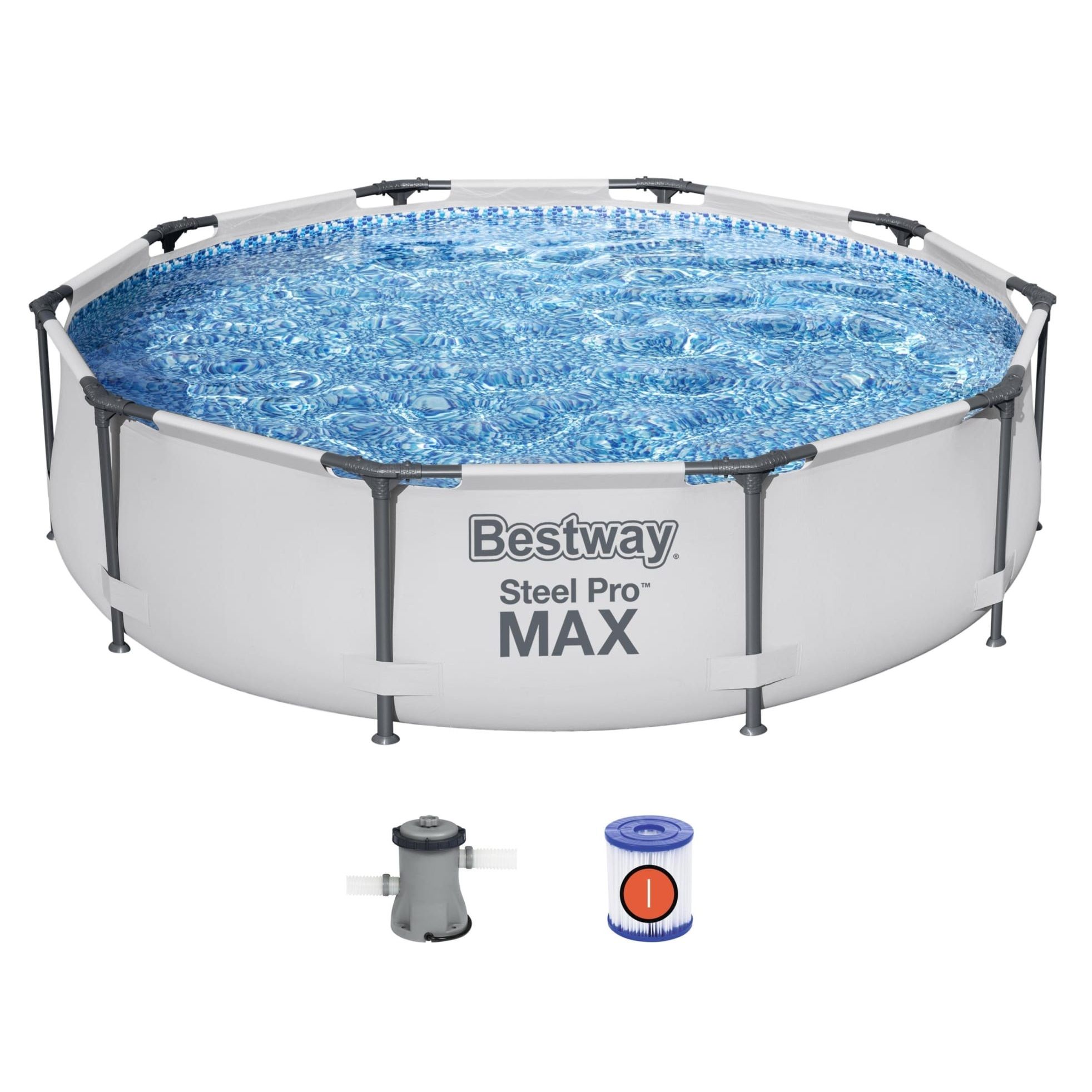 Бассейн каркасный круглый 305х76 см 4678 л Bestway 56408 (ф/насос)