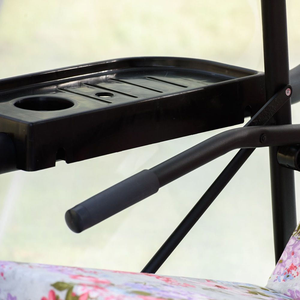 Качели садовые Турин-Премиум Flower 2442х1440х1810 мм до 280 кг