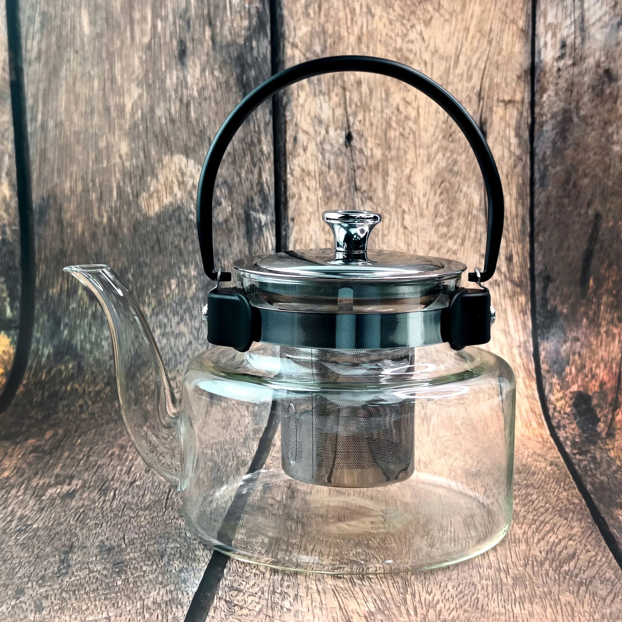 Чайник заварочный 800 мл стеклянный 2025-1316