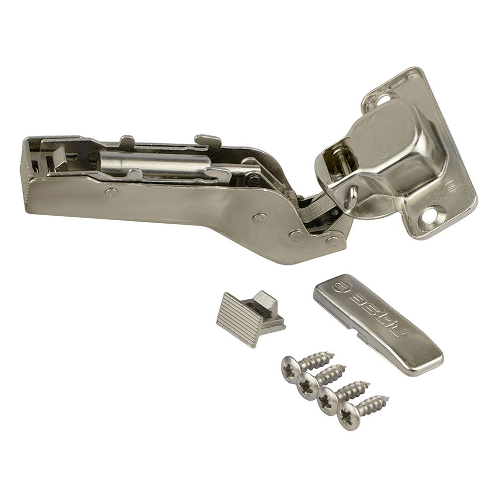 Петля CLIP  НН8210/30  с доводчиком для угловых дверей +30гр.,с монтажной планкой H=2 к-т 2 шт