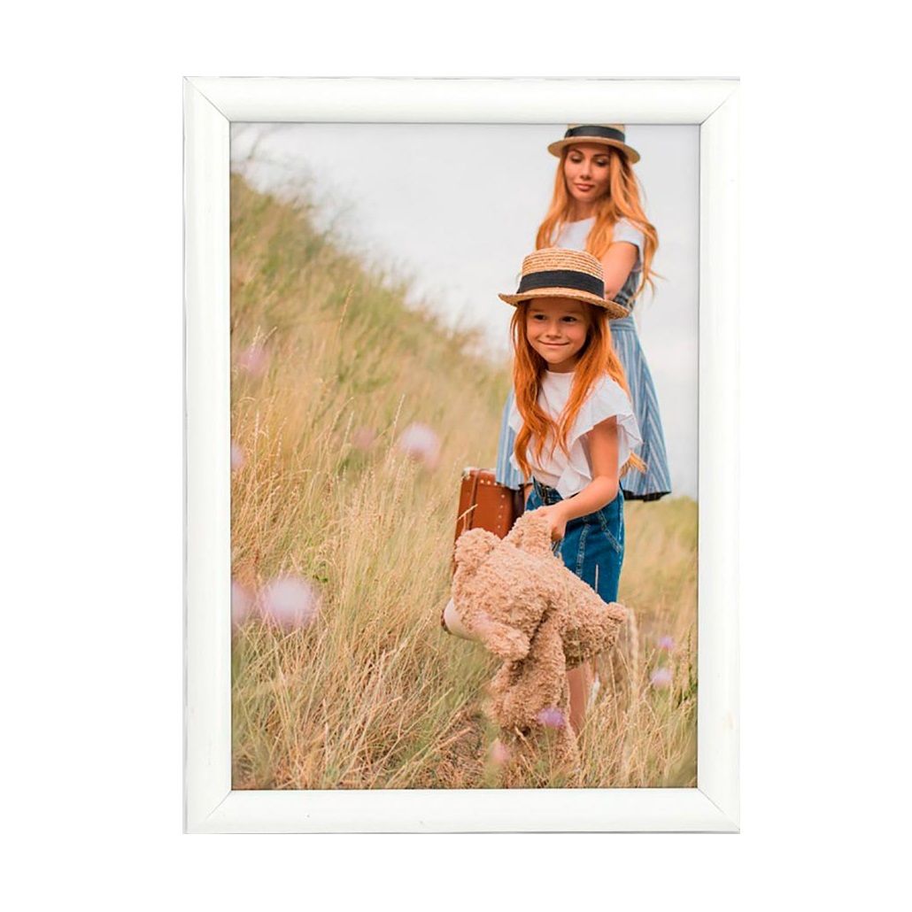 Фоторамка Image Art Радуга 30х40 см пластиковая со стеклом белый