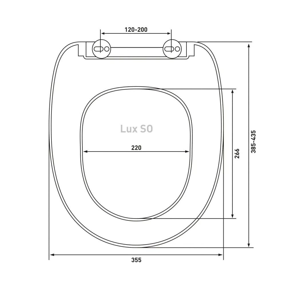 Сиденье для унитаза Berges Lux SO дюропласт микролифт