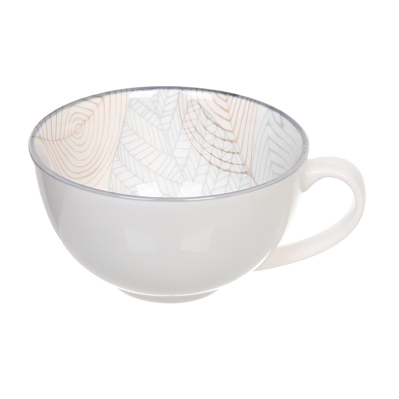 Пара чайная Эдельвейс кофейно-синяя 220 мл