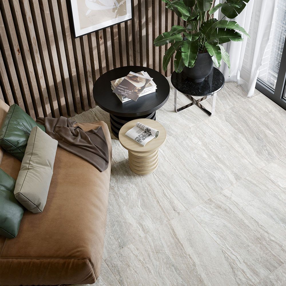 Керамогранит Alma Ceramica Travertino GFU04TVT04R 60x60 см бежевый 1,44/1,8 м2