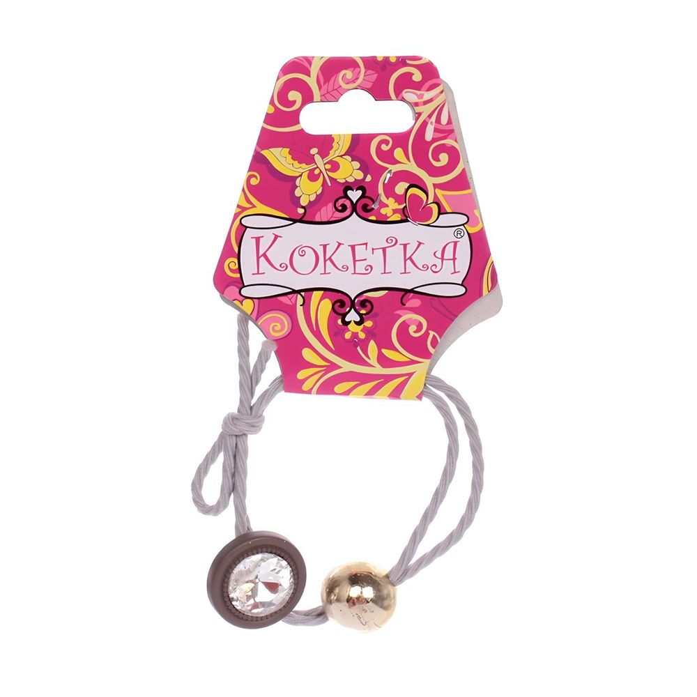 Резинка для волос Кокетка-Krasa Kiki микс d5,5 см 1 шт