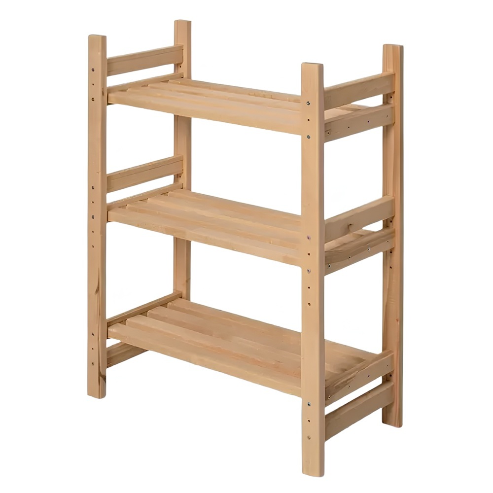 Стеллаж деревянный 3 полки 580х704х280 мм std-32