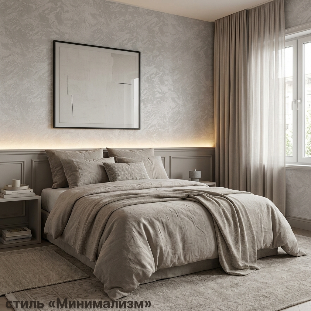 Обои Green Walls Фернандо С50 5056 01 светлые серые штукатурка 1,06х10,05 м