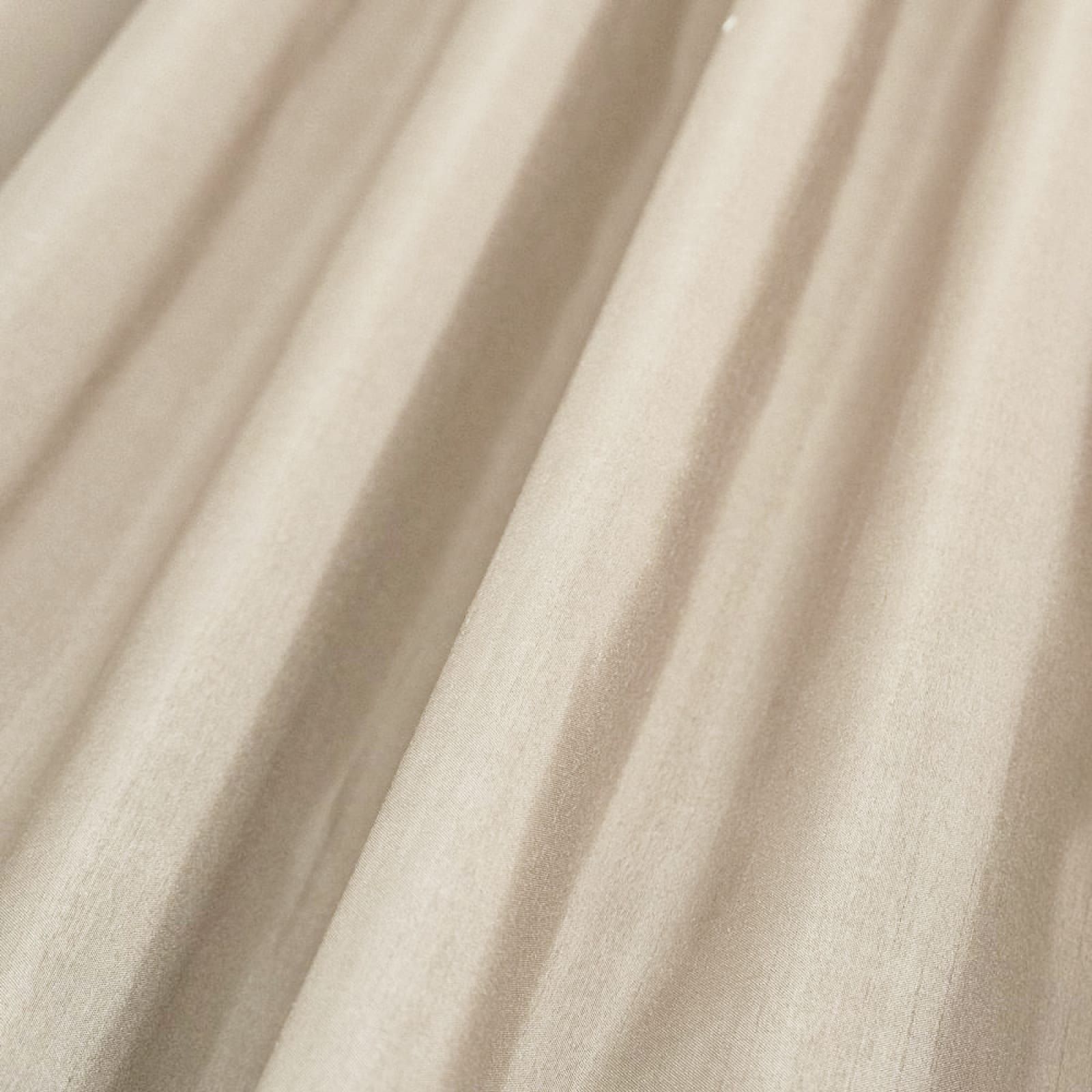 Штора портьерная для кухни жаккард Бамбук 135х180 см бежевый