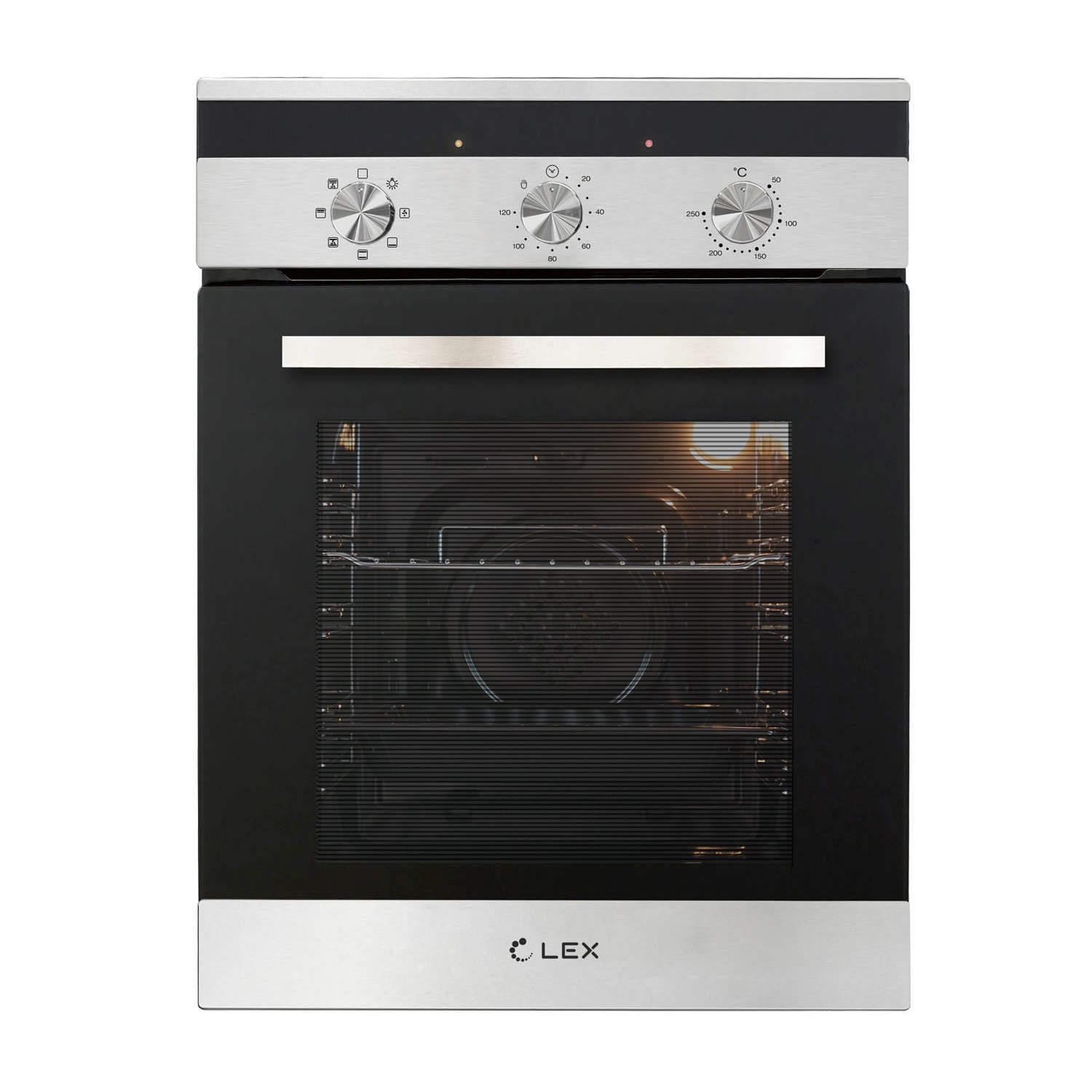 Духовой шкаф LEX EDM 4570 IX 7 функций 600х450х560мм