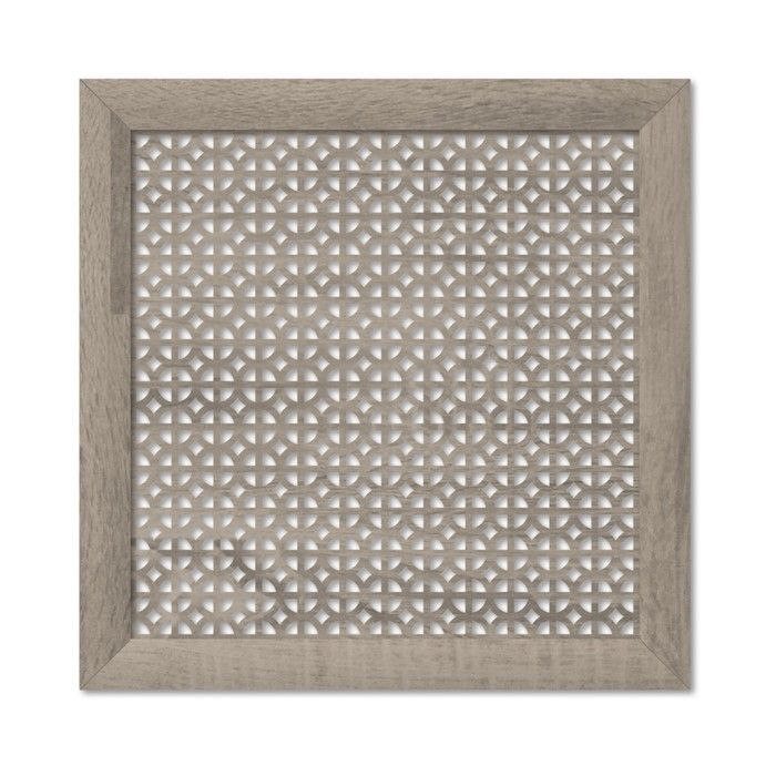 Экран для радиатора 600х600 мм Дамаско Дуб винтаж