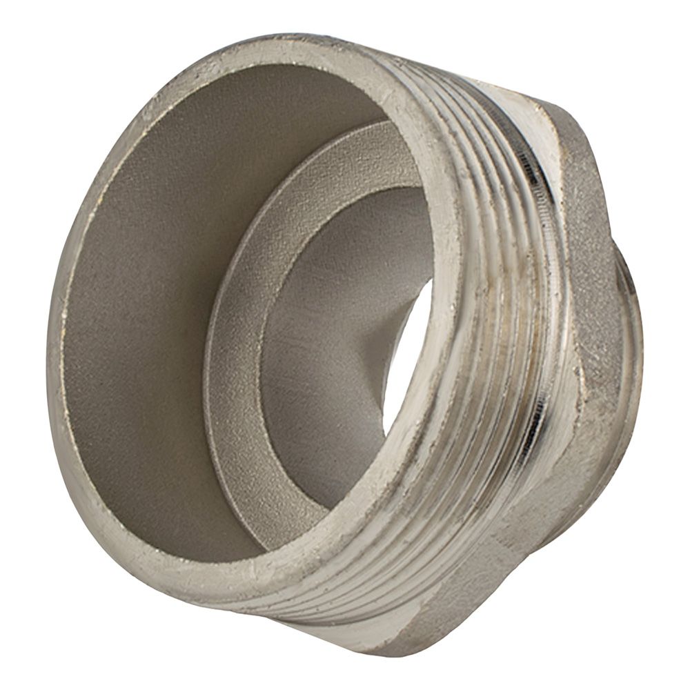 Ниппель переходной латунь 2"х1 1/4" НР/НР