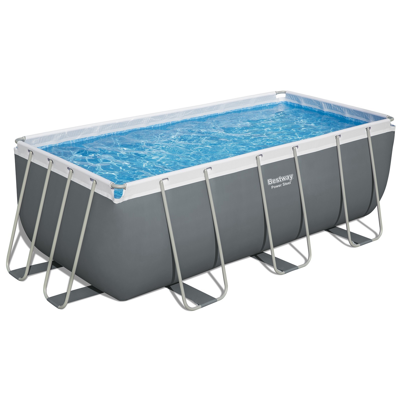 Бассейн каркасный 412х201х122 см 8124 л Bestway Power Steel (ф/насос, лестница, дозатор)