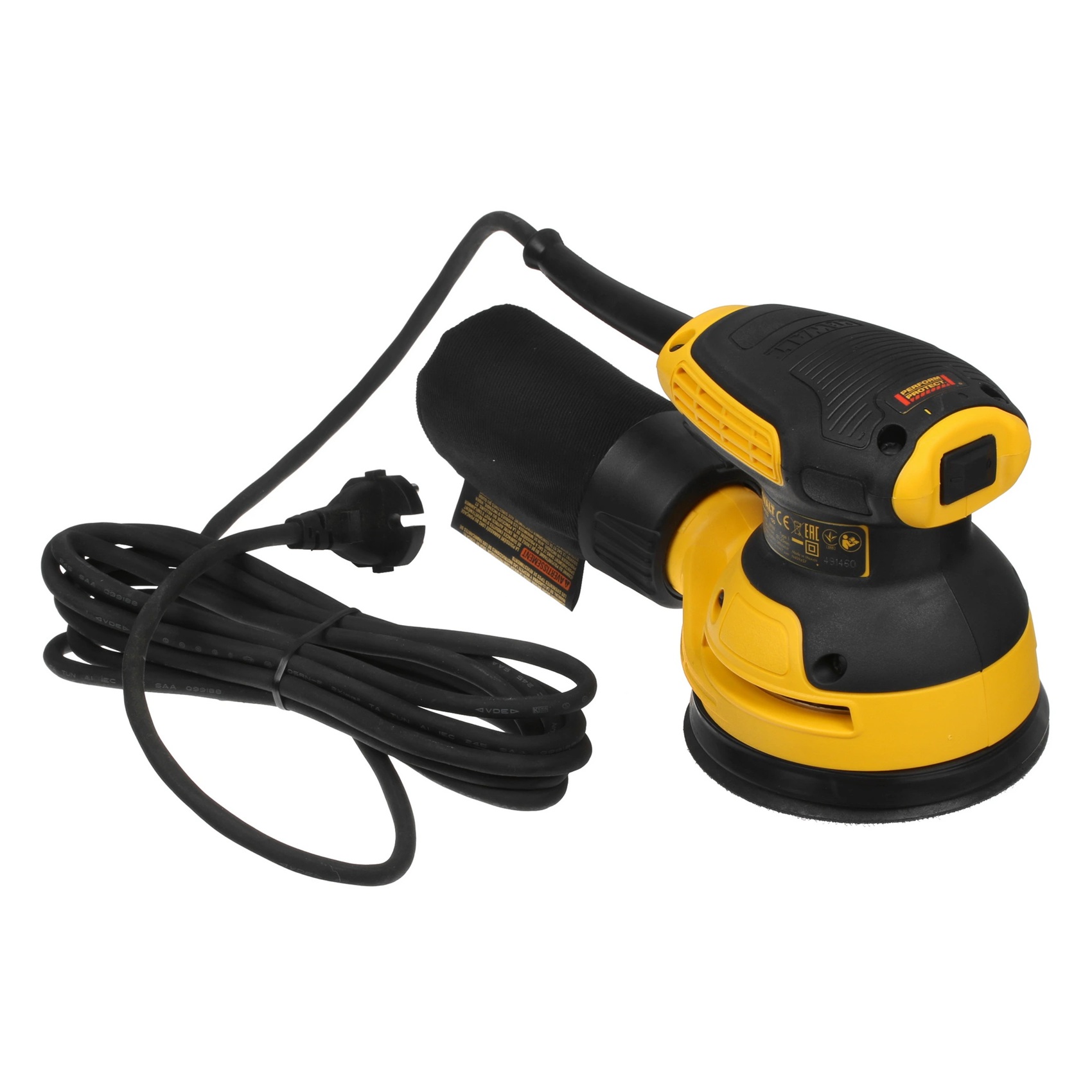 Шлифмашина эксцентриковая DeWalt DWE6423 280Вт 125 мм