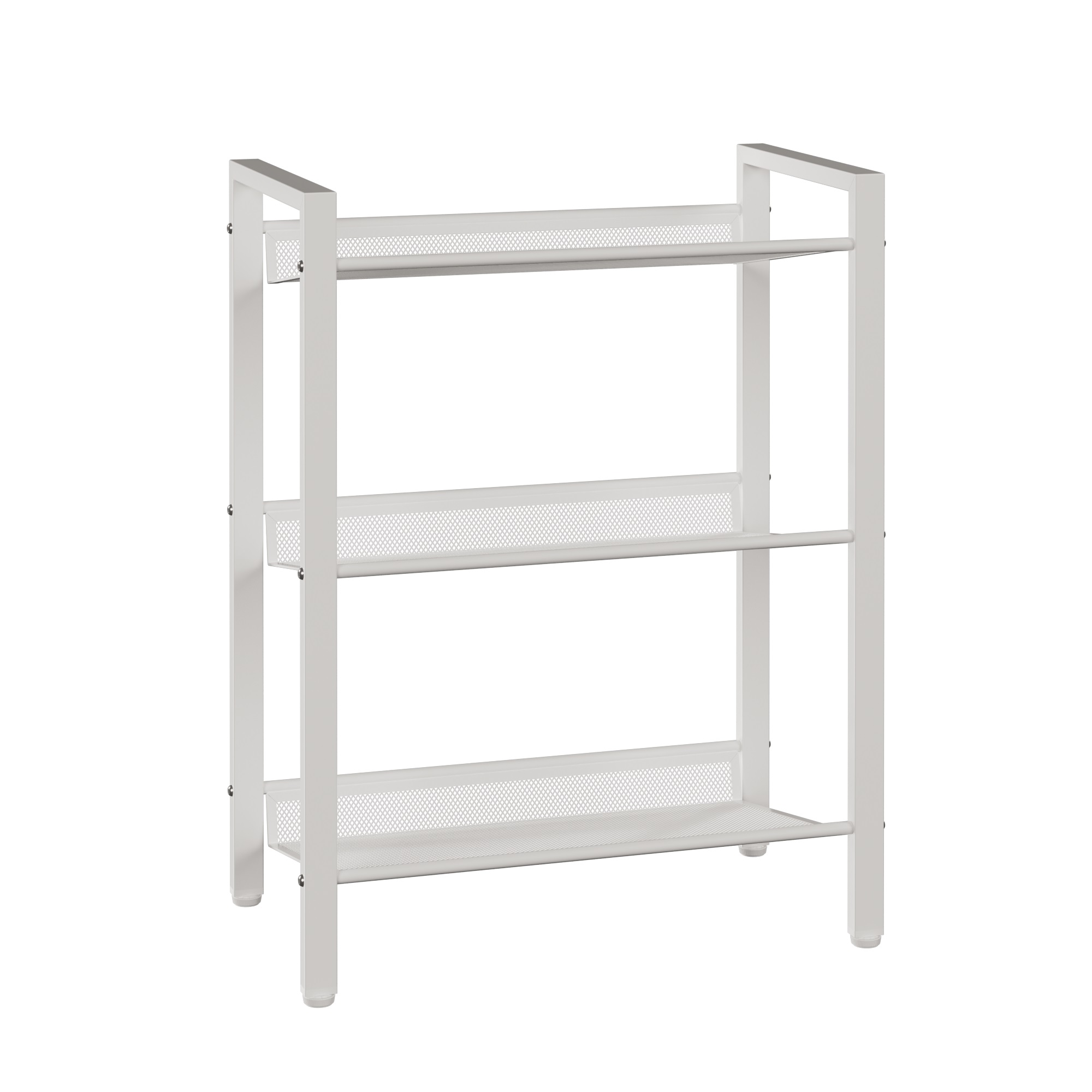 Полка для обуви Торонто 13 470х610х265 мм металл Белый