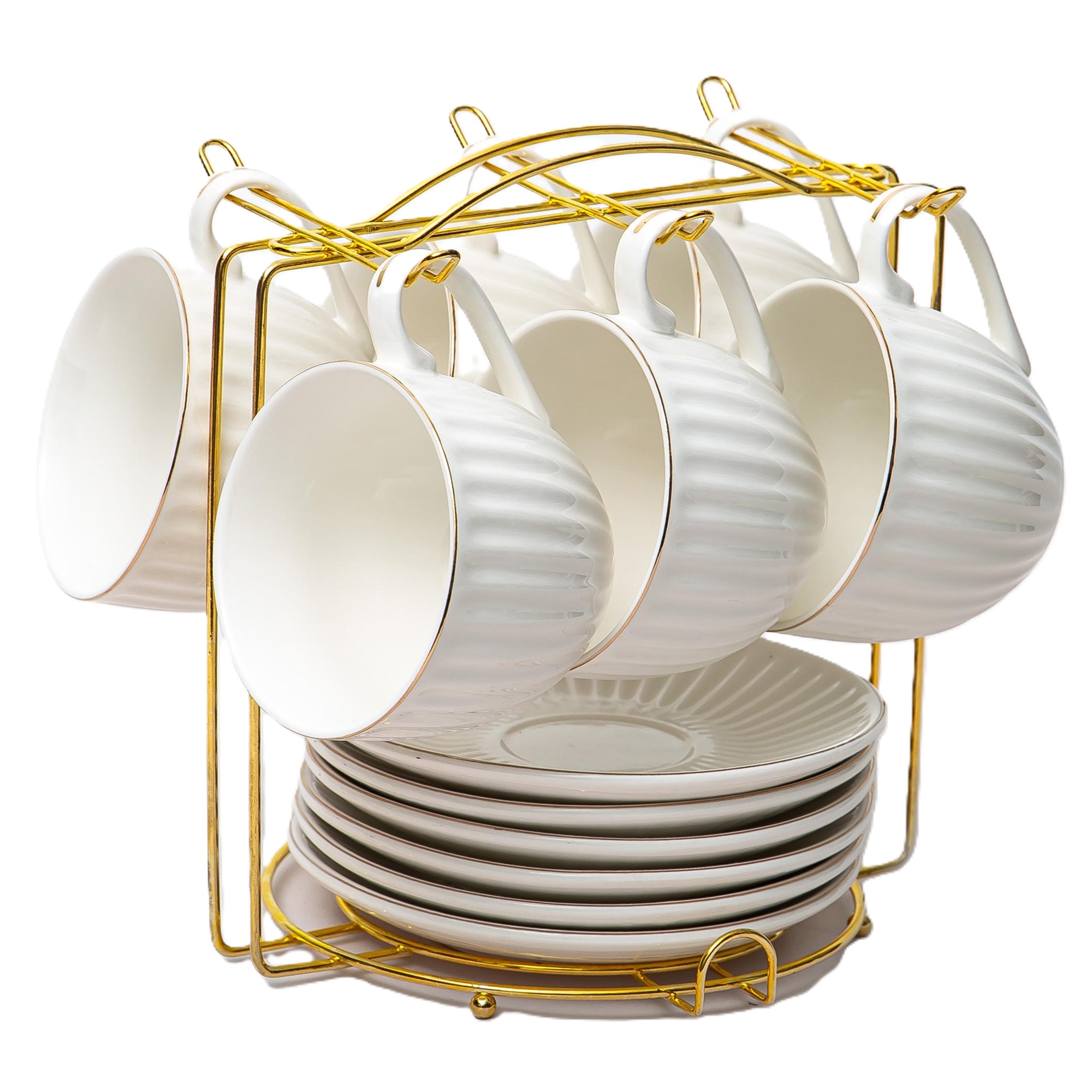 Набор чайный Balsford Грация Анжелика на 6 персон 12 предметов 220 мл фарфор 101-01061