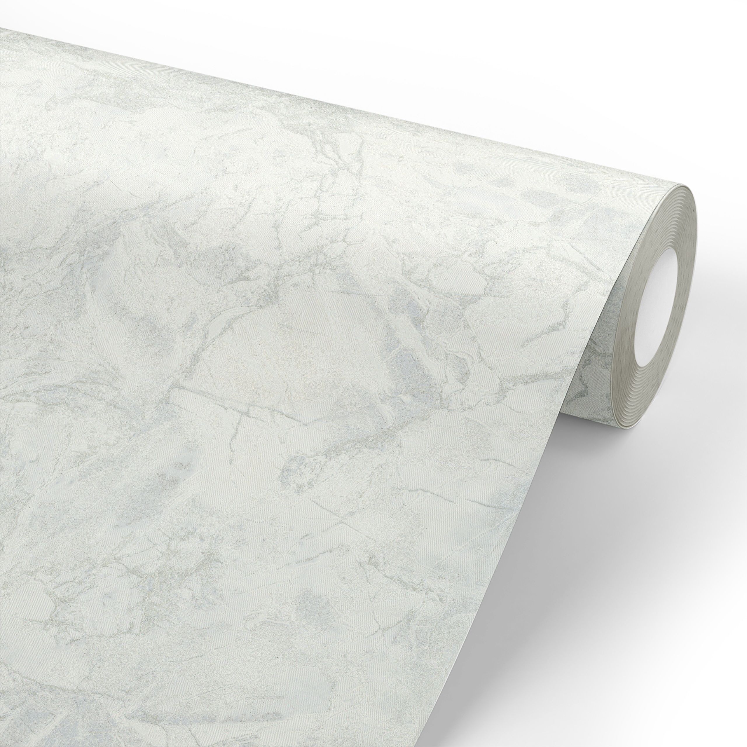 Обои Euro Decor Lucerna 7318-23 белые мрамор 1,06х10,05 м