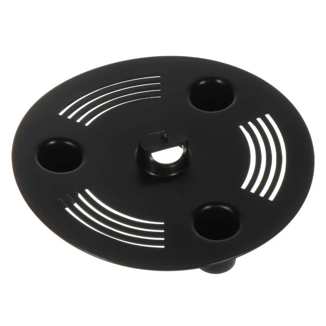 Кашпо Бархан антрацит 7,5 л с донышком