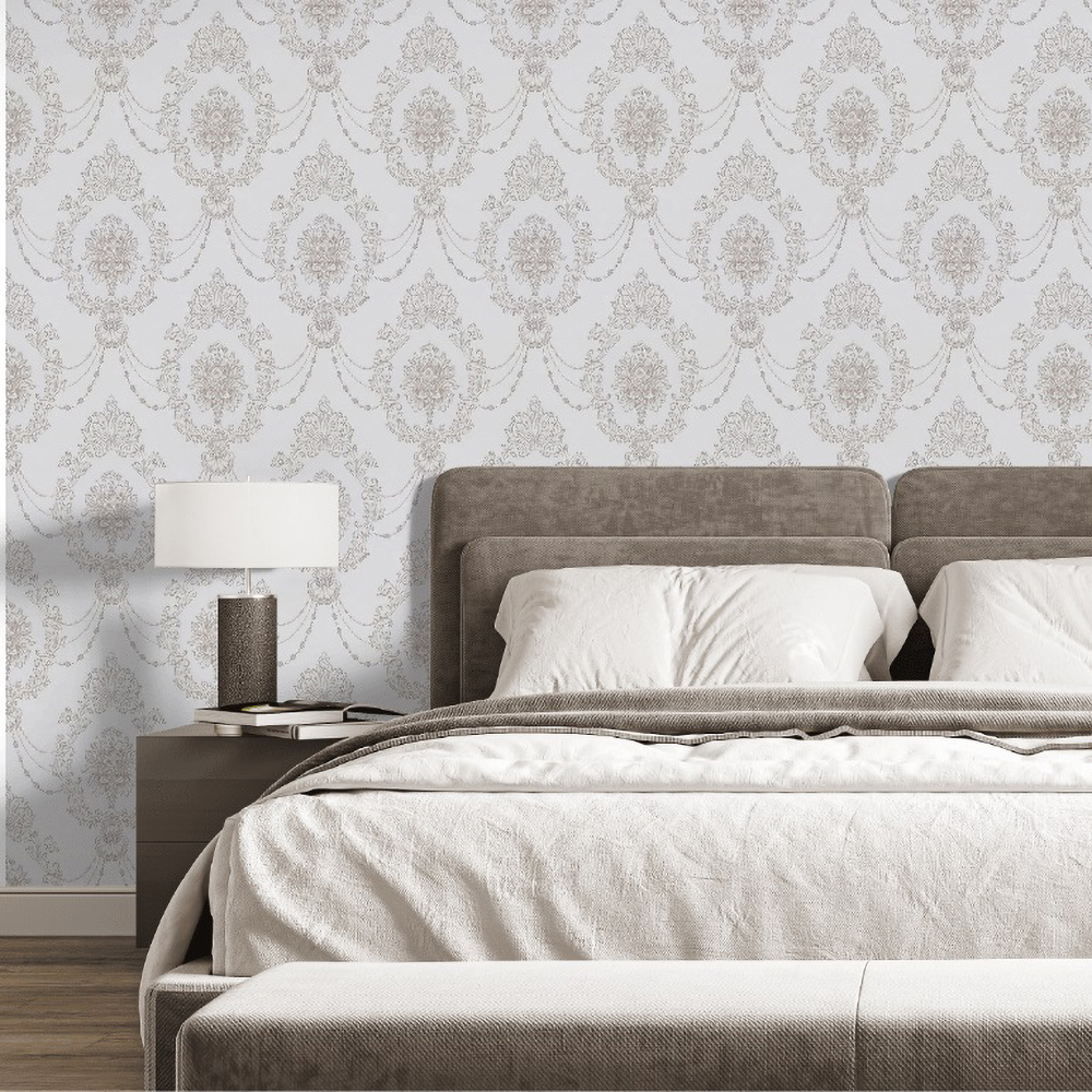 Обои Palitra Life Alina PL72566-12 золотые вензель 1,06х10 м