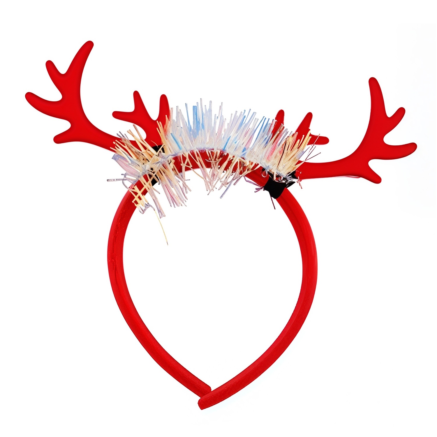 Ободок карнавальный Рожки оленя 22 см с декором 10922-4204