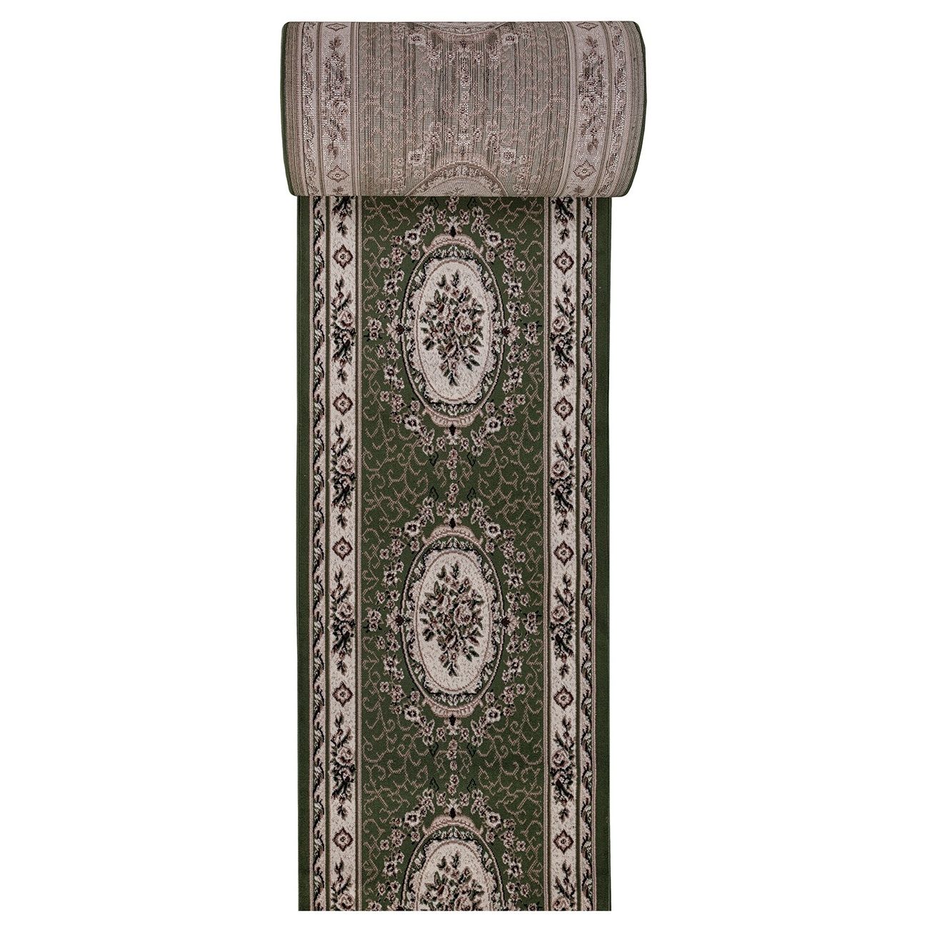 Дорожка ковровая Gavana Merinos 5444 1,2 м зеленая