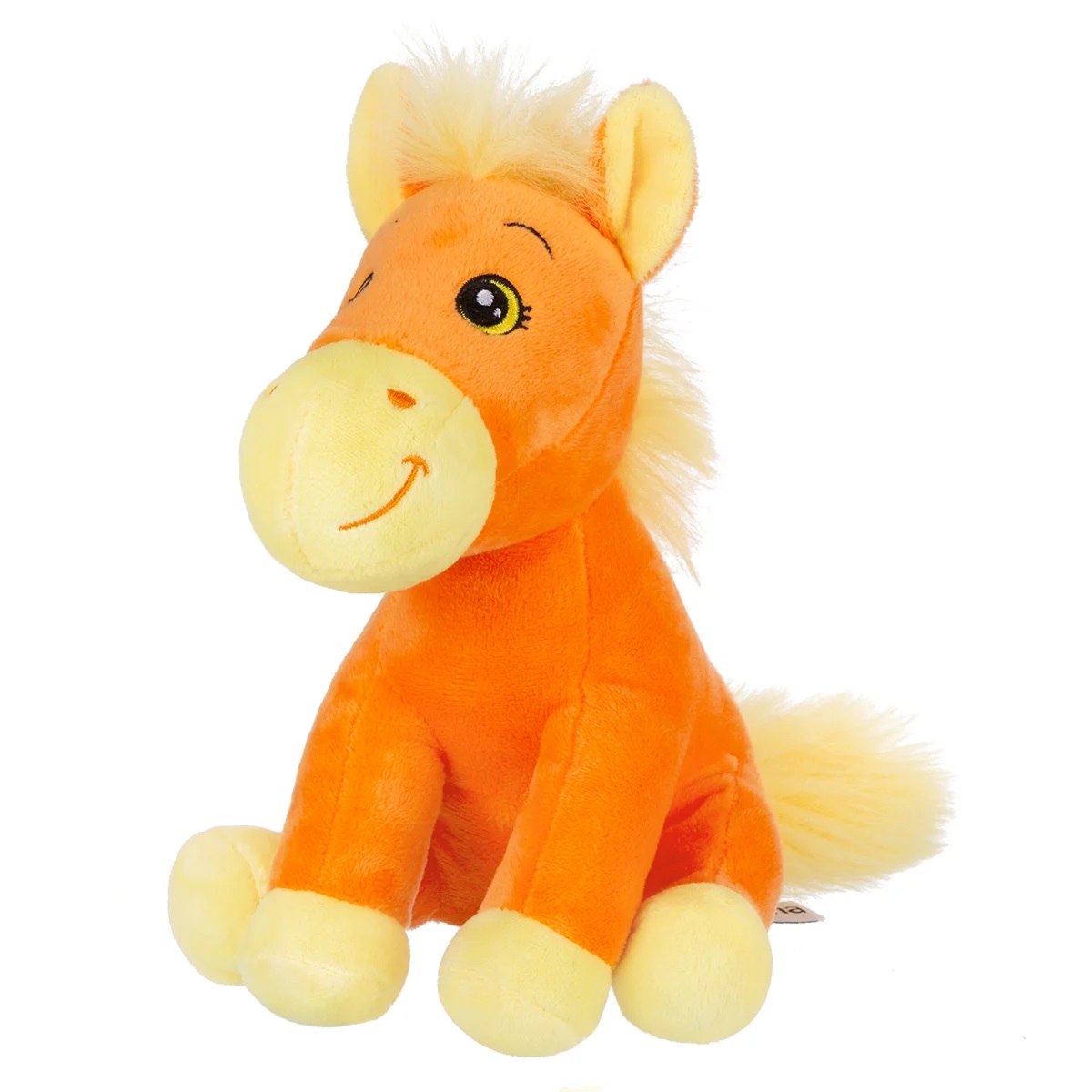 Игрушка мягкая Relana Лошадка оранжевая 19 см