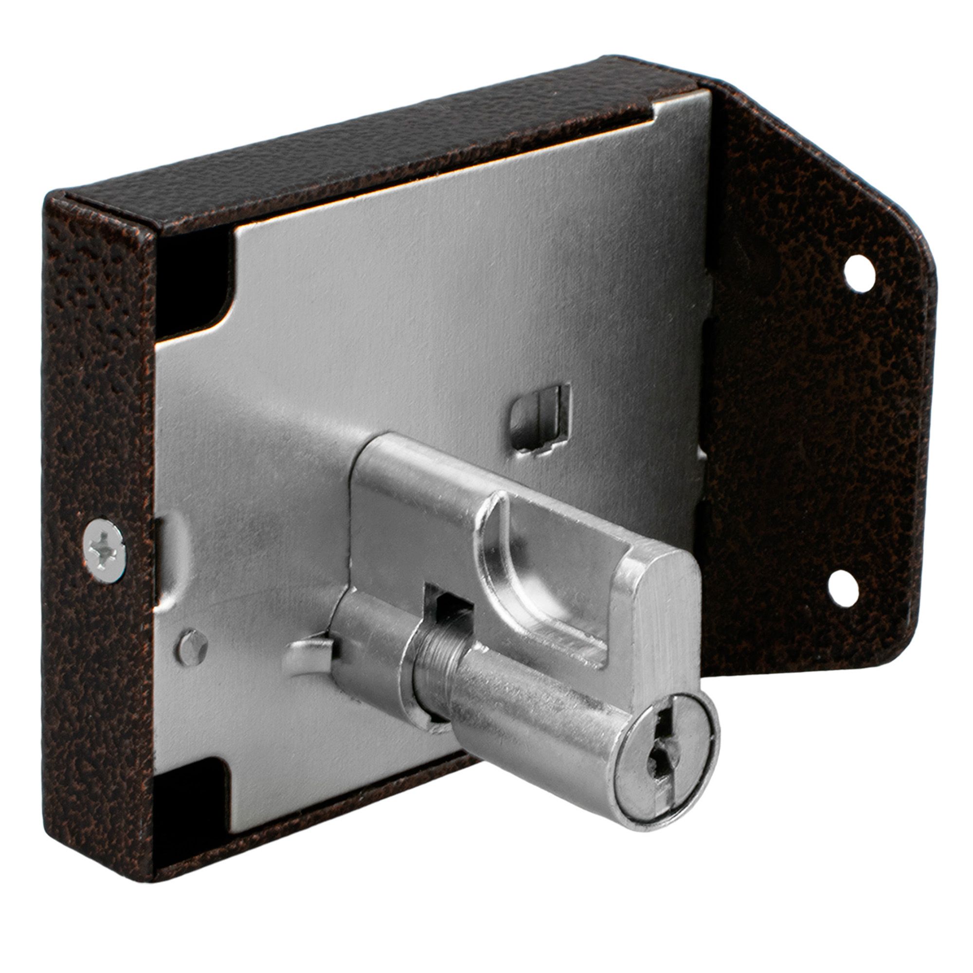 Замок накладной Зенит ЗН1-2 медь