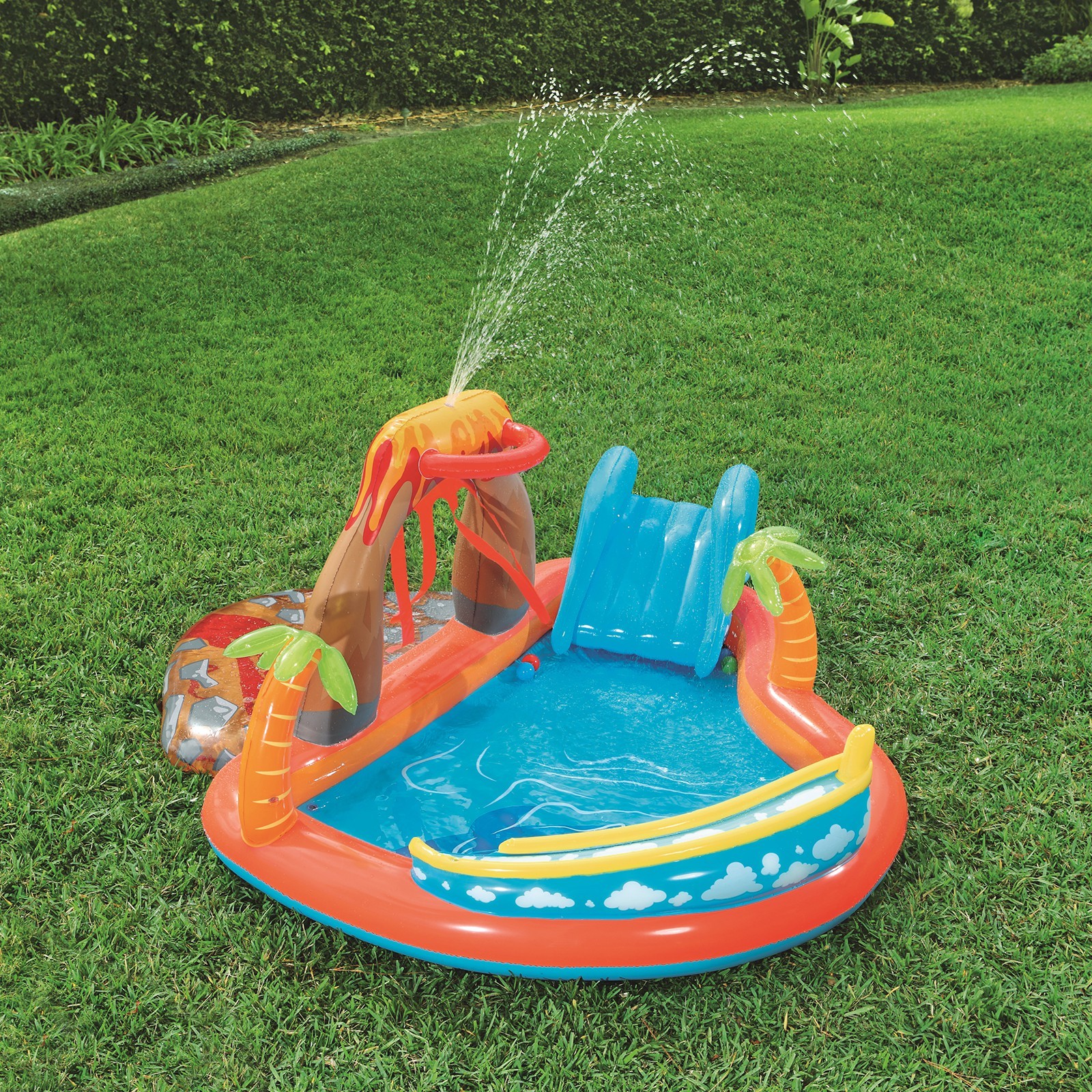 Игровой центр 265х265х104 см 208 л Bestway Lava Lagoon 53069