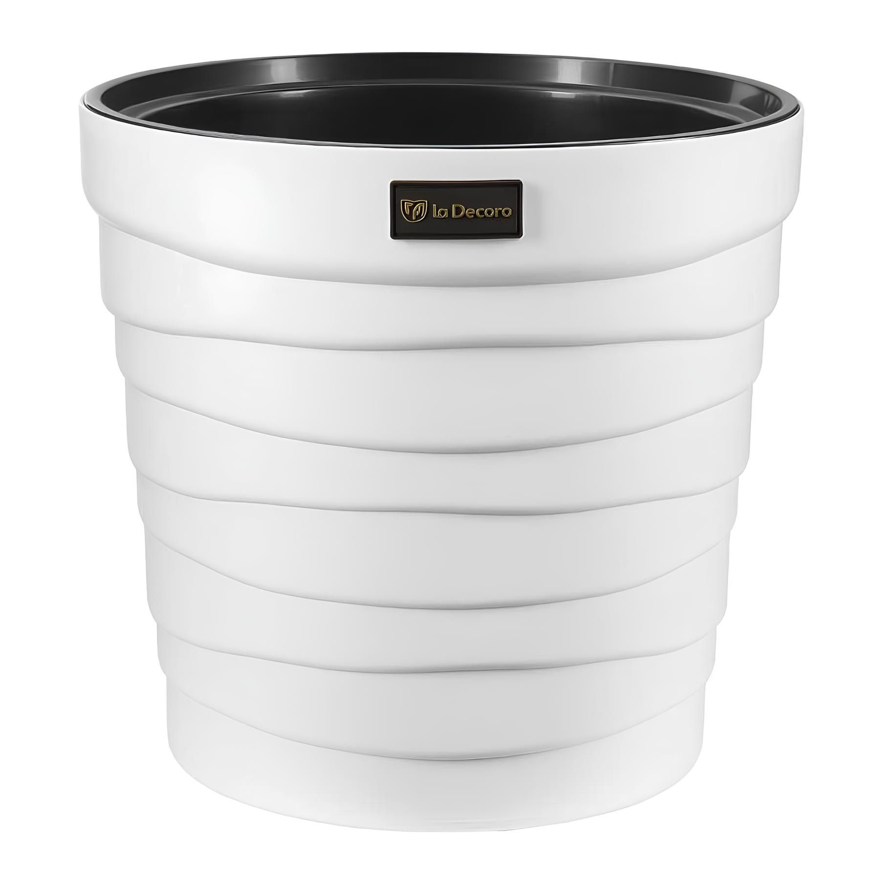 Кашпо Бархан белый 12 л