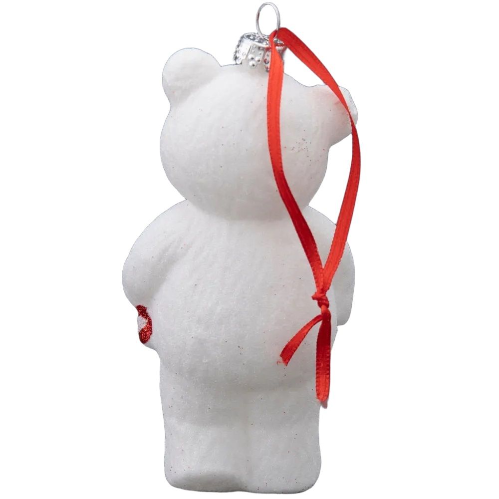 Украшение новогоднее Мишка с леденцом 12,3х6,4х5 см 10123-0987