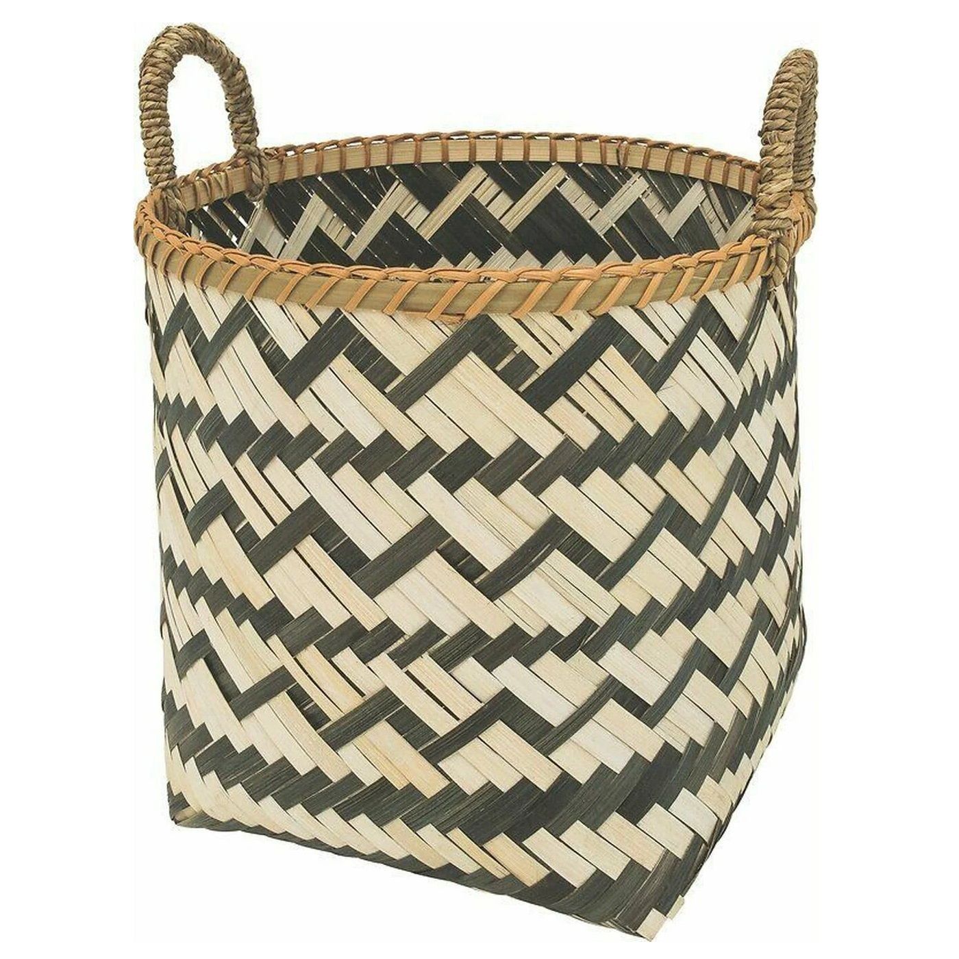 Кашпо плетеное бамбук d25 см h24 см