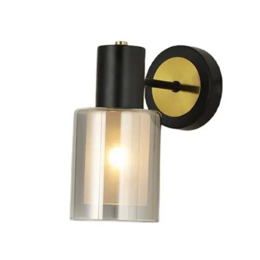 Светильник настенный 74705/1W AB+BK 40Вт E14 d10 см h21 см бронза/черный