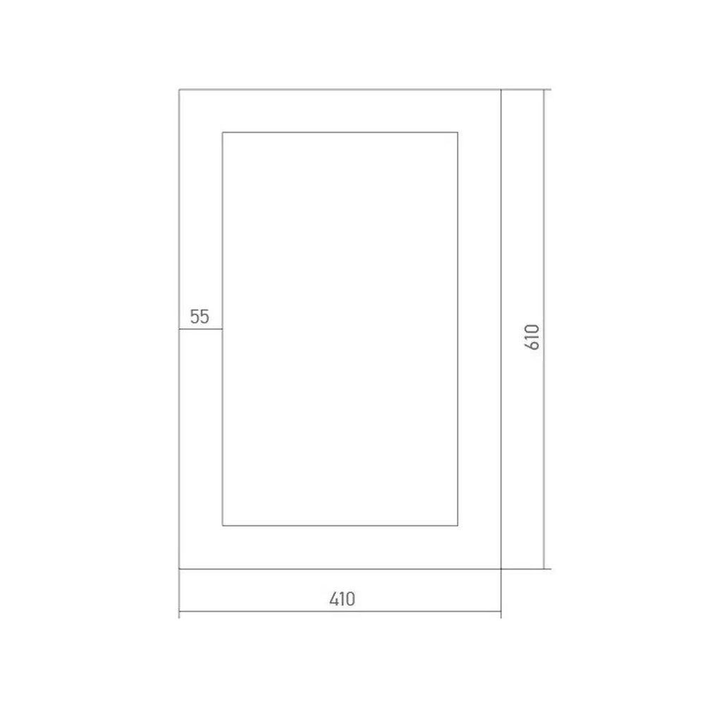 Зеркало "Бук" 410х610