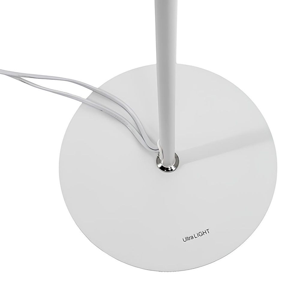 Торшер с двумя плафонами МТ2015 60Вт Е27 78-156 см белый