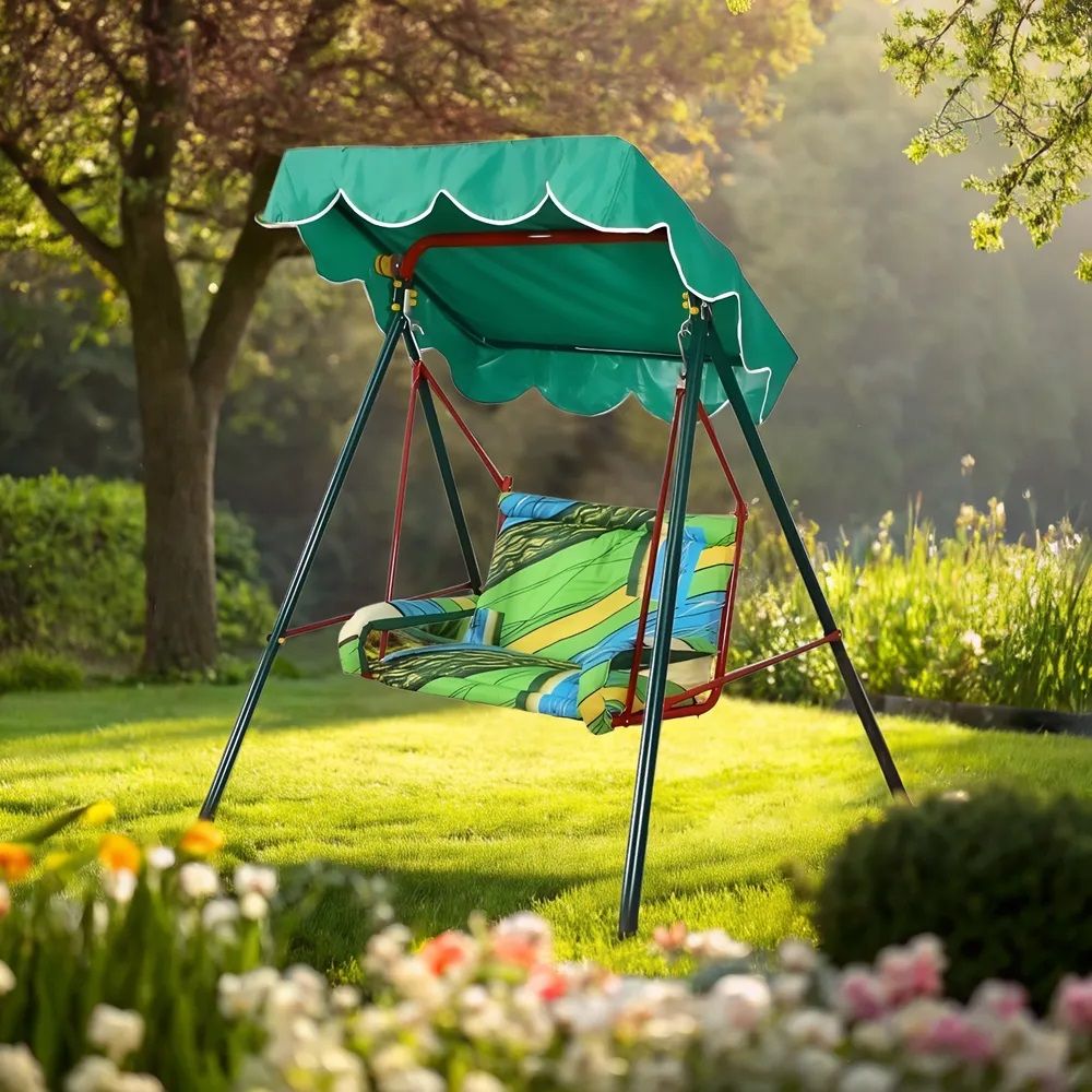 Качели садовые Чебурашка с250 1300х1240х1310 мм до 50 кг