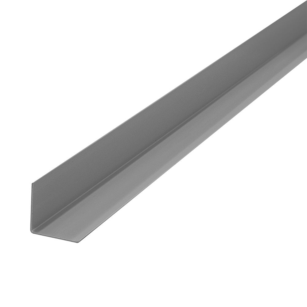 Угол ПВХ Светло-серый 20х20х2700 мм