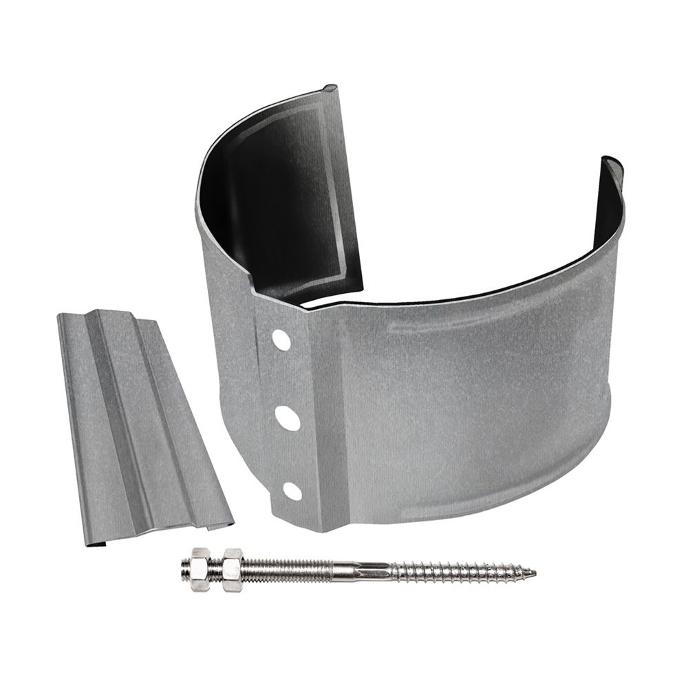 Кронштейн трубы на кирпич оцинкованный Optima 90 мм