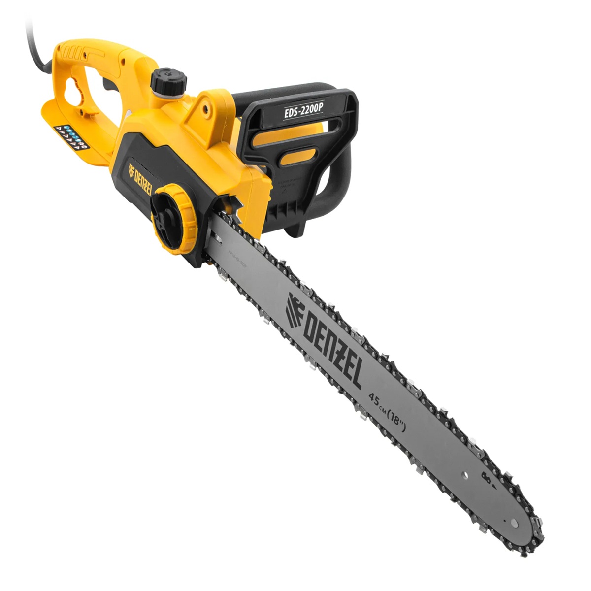 Пила цепная электрическая Denzel EDS-2200P 2200Вт шины 18"/45 см